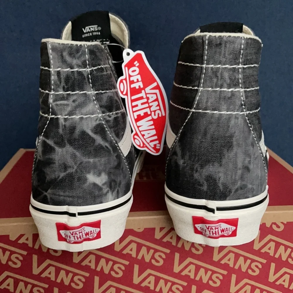 Vans Sk8-Hi Tapered Denim Destroy MENS - Picture 12 of 16
